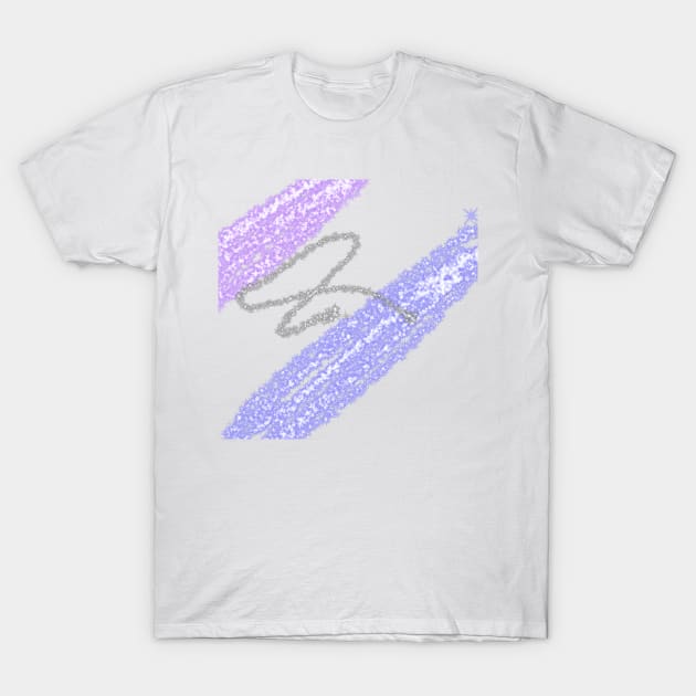 Purple glitter shirt sales